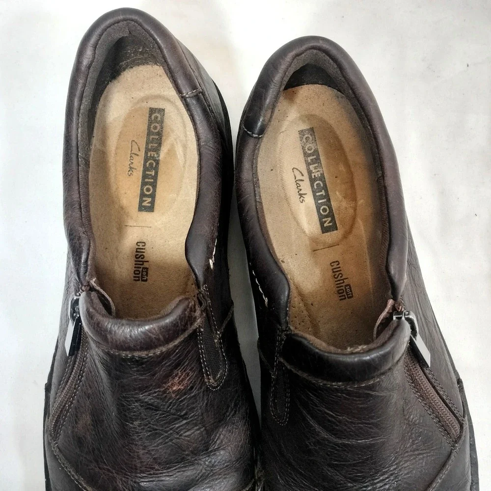 Clarks brown leather